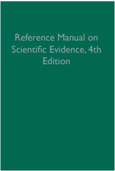 《科学证据参考手册（第4版）》